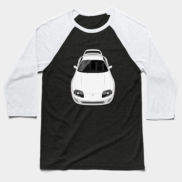 Supra GT MK3 3rd gen 1JZ - White Baseball T-Shirt by jdmart